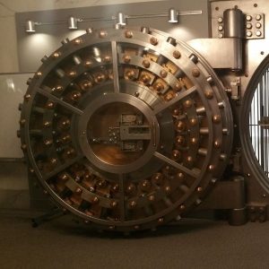 a large vault door