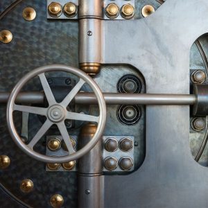 a vault door